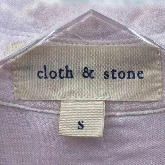 Cloth & Stone Blush Button-Down Blouse - Picture 4 of 6